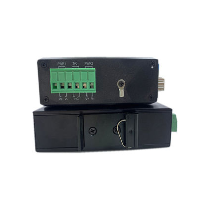 Industrial PoE Media Converter 15.4W 30W Onbeheerd Fast Ethernet DIN Rail CE Mini Size