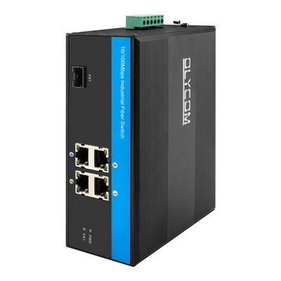 4 poorten Industrial Network Switch Hub 10/100Mbps Fast Ethernet Onbeheerd CE FCC