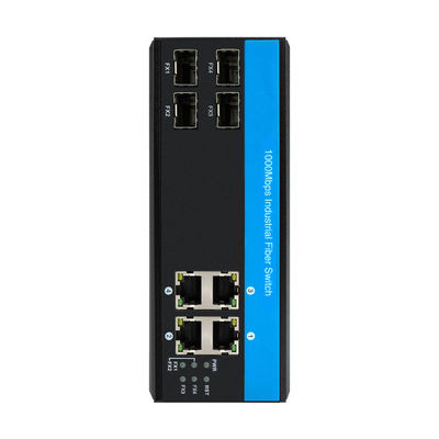8-poorts Gigabit Glasvezel Switch Industrieel Netwerk SFP Ongemanaged CE IP40 Gecertificeerd