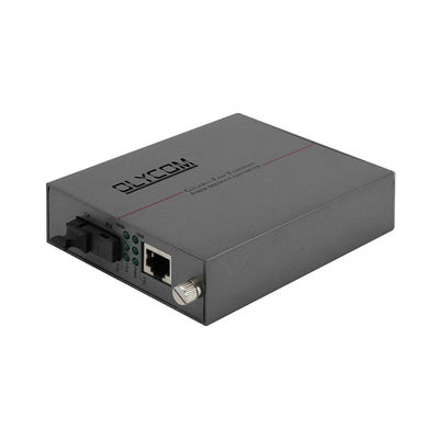 Snel Ethernet-mediaconverter 10/100M Single Mode WDM-vezel Onbeheerd 20KM
