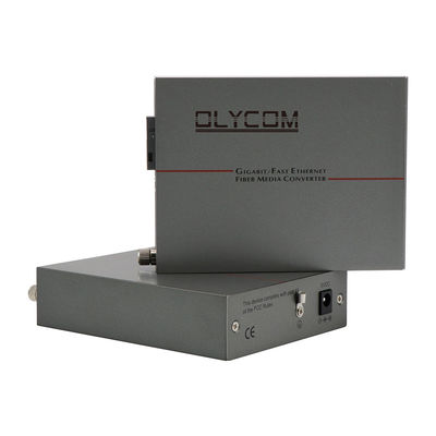 Snel Ethernet-mediaconverter 10/100M Single Mode WDM-vezel Onbeheerd 20KM
