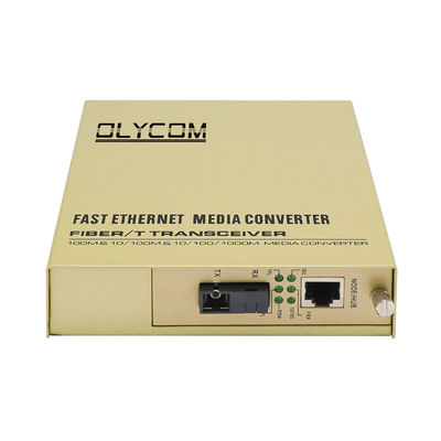 WDM-mediaconverter 100 Mbps Rack Mount Fiber Copper Extender Onbeheerd