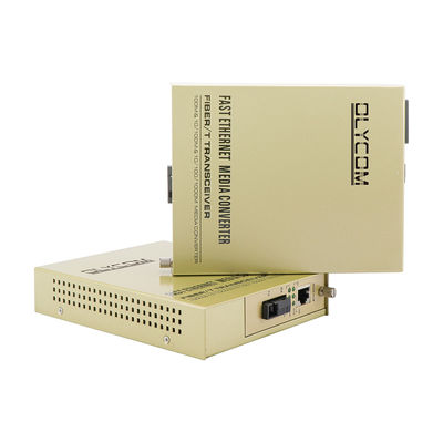 WDM-mediaconverter 100 Mbps Rack Mount Fiber Copper Extender Onbeheerd