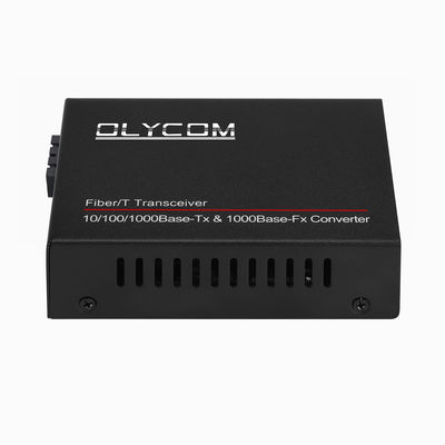 Gigabit PoE Media Converter 15,4W 30W Onbeheerd Actieve PoE Duplex SM MM Fiber CE