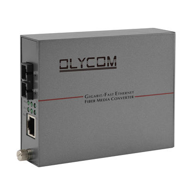 PoE Fiber Media Converter 20KM Megabit 30W Actief PoE 48V Uitgang SC-poort Niet beheerd