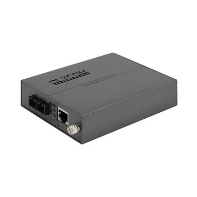 10/100M Ethernet Fiber Media Converter SC Connector Rack Montagebaar Onbeheerd DC5V LFPT