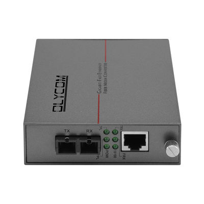 10/100M Ethernet Media Converter LFPT SC Connector Rack Montagebaar Onbeheerd DC5V