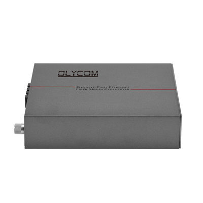 30W POE Glasvezel Ethernet Media Converter Rack gemonteerd Duplex SC Port AC Input