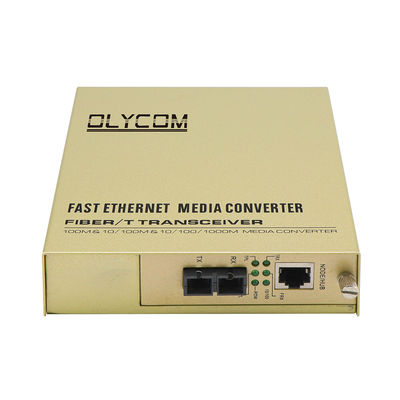 10/100Mbps de Media van vezel Optische Ethernet Convertor CAT6 voor FTTX-Projecten