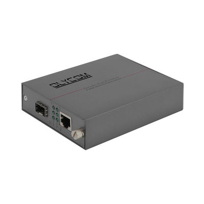 SFP-vezeloptisch Ethernet-mediaconverter Megabit Rack Montagebaar Onbeheerd LFPT DC5V