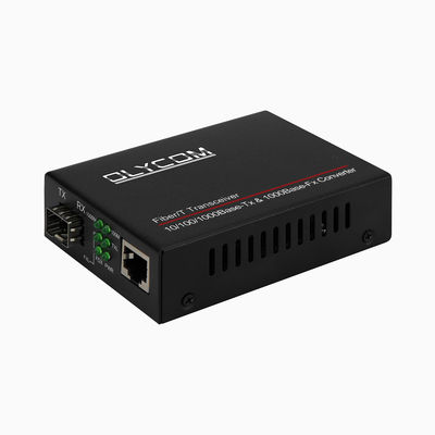 Multimode mediaconverter Gigabit 850nm SFP Ethernet Unmanaged 2KM CE FCC Compliant