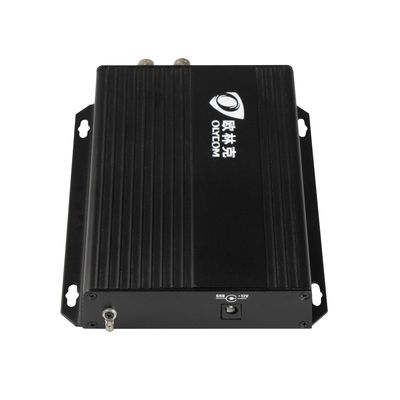 3G-SDI glasvezelverlenger met RS485 Data Local Loopout 1 SDI In 2 SDI Out CE