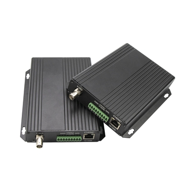 Analoog Video Bidi Data RS232/RS422 10/100M Ethernet Over Fiber Converter DC5V