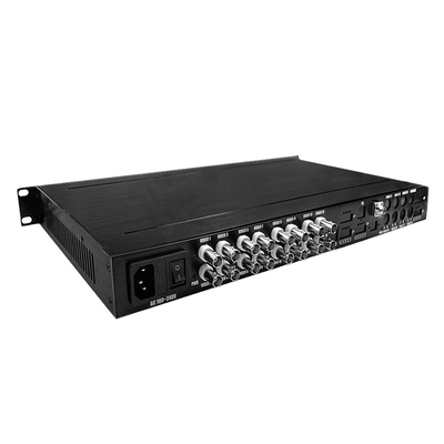 16 poort AHD CVI TVI CVBS Video naar glasvezel converter HD 1080P CCTV Monitoring AC220V