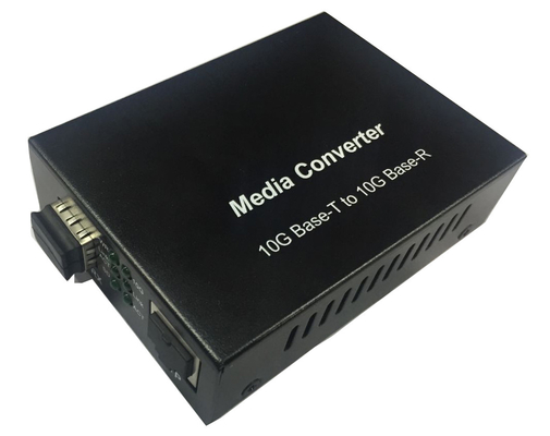1000M 2.5G 5G 10G RJ45 aan Auto Ontdekkende Ethernet de Media van SFP+ Convertor 12VDC