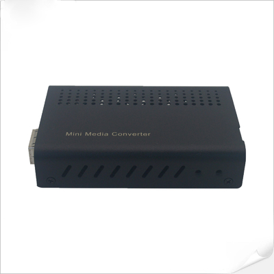 Mini de Vezel Optische Media van 10G SFP+ Convertorsfp+ Groef aan Monteerbare het Rek baseren-T van 10G